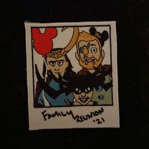 Handmade Iron on Family reunion 2021 “Disney/Marvel” Patch